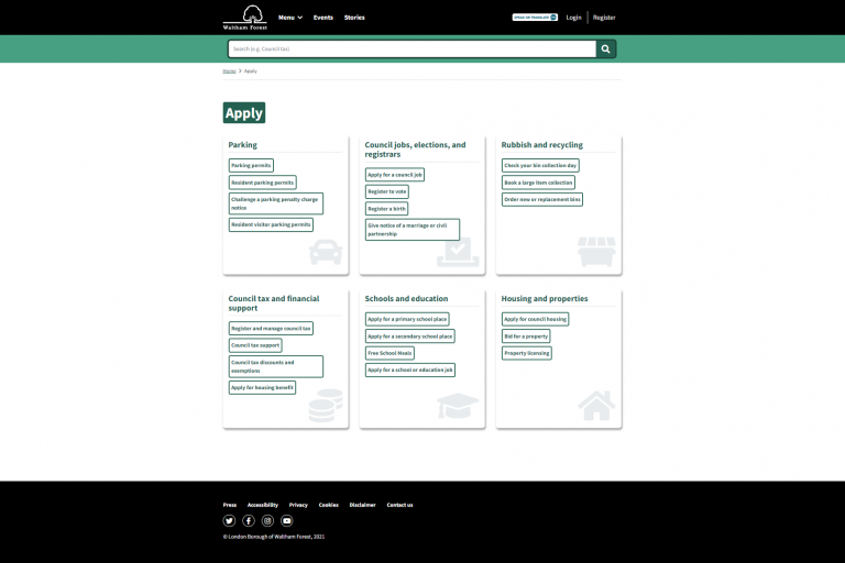 apply task page