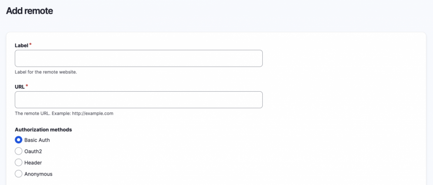 add remote